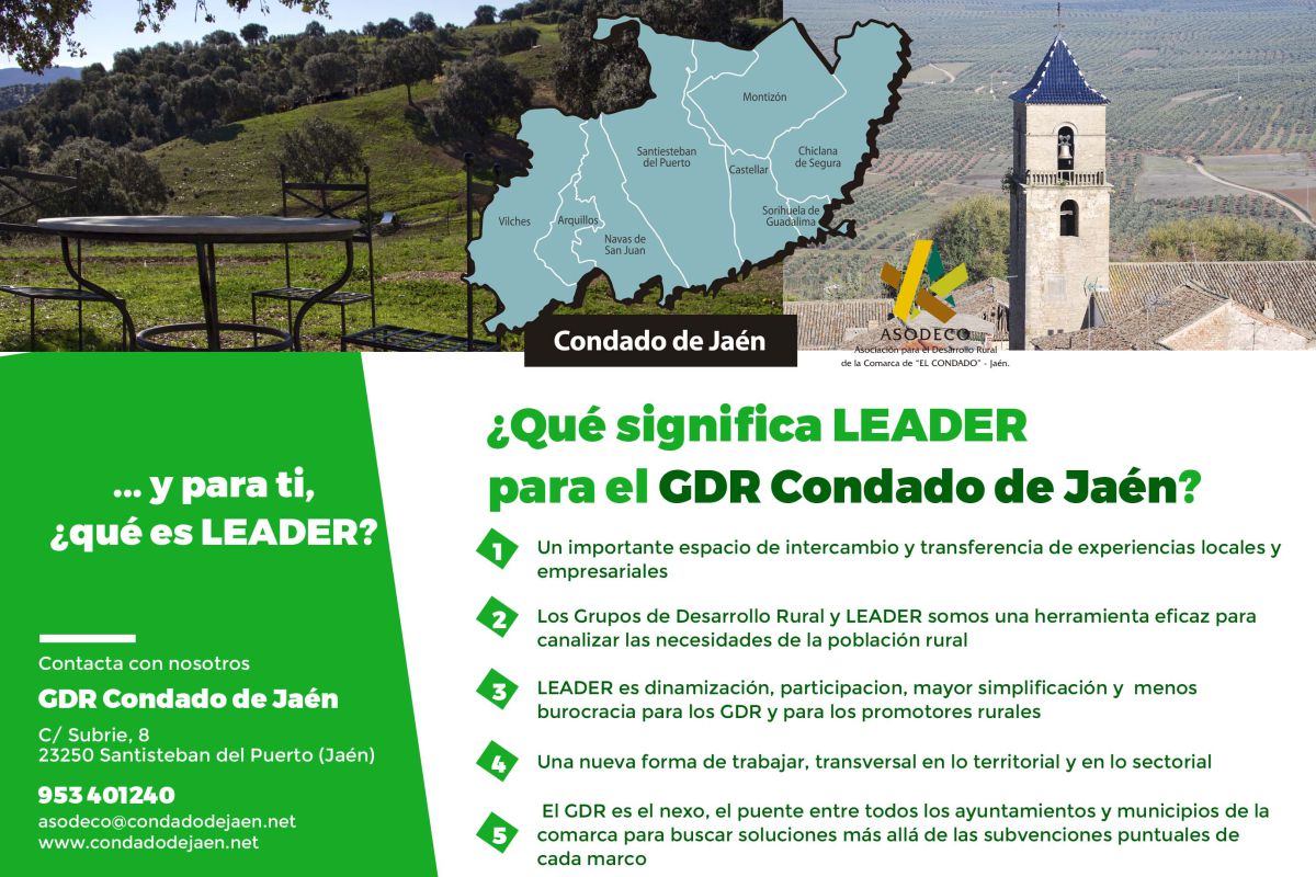 Joaquín Requena, presidente del GDR Condado de Jaén: “Los Grupos LEADER somos una herramienta eficaz para canalizar las necesidades de la población rural”