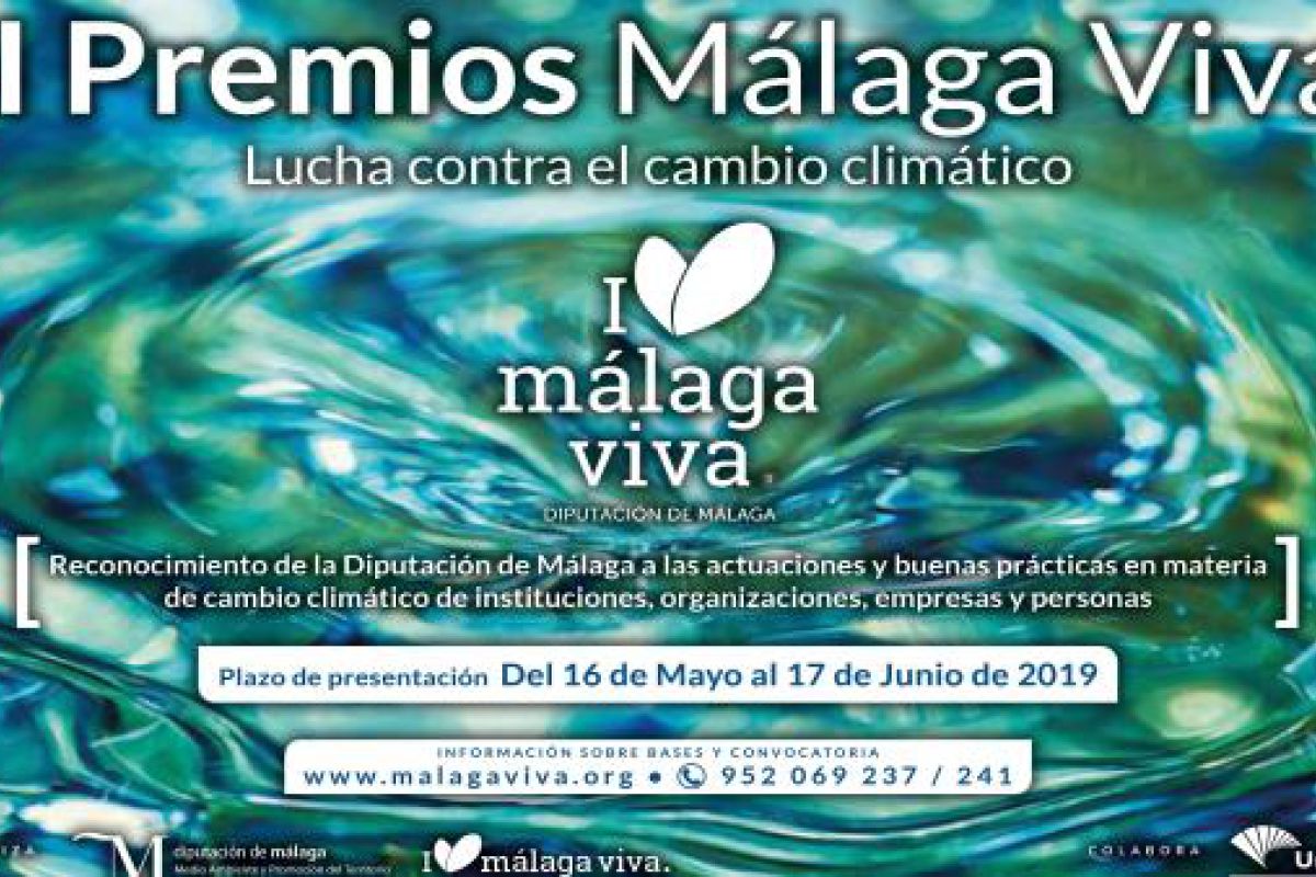 La Diputación de Málaga convoca premios para reconocer buenas prácticas en la lucha contra el cambio climático