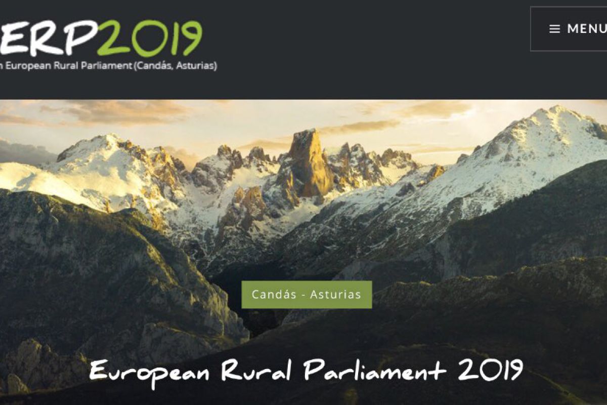 Abierta la preinscripción para el IV Parlamento Rural Europeo (ERP) que se celebrará en Asturias