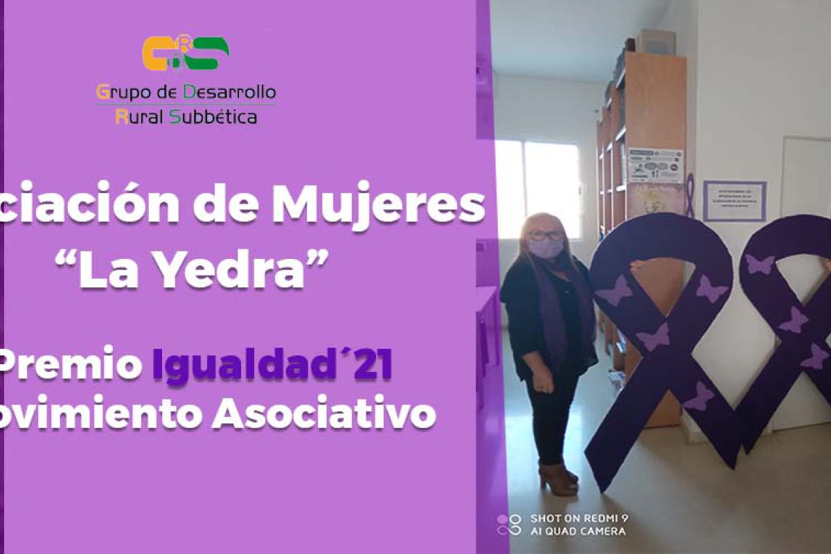 La Asociación de Mujeres La Yedra en la Subbética Cordobesa, premiada por su lucha contra la desigualdad de género en todos los ámbitos