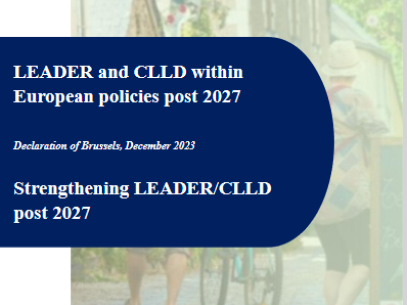 Declaración de Bruselas: LEADER y el Desarrollo Local Participativo dentro de las políticas europeas después de 2027