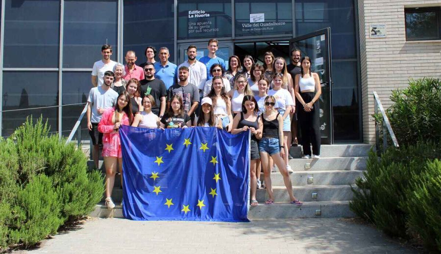 El Grupo de Desarrollo Rural Valle del Guadalhorce acoge el intercambio juvenil europeo “Sun&More”