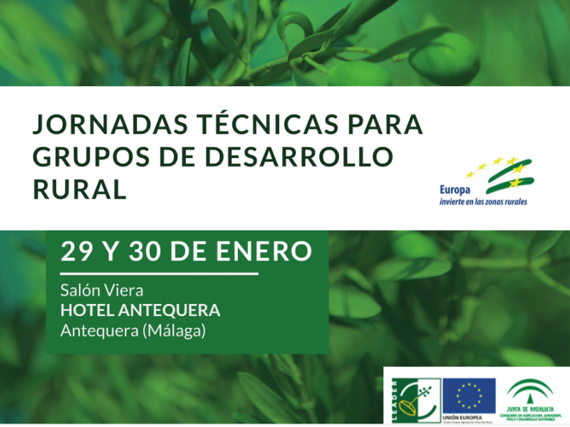La Dirección General de Industrias, Innovación y Cadena Agroalimentaria organiza unas jornadas técnicas para los GDR de Andalucía