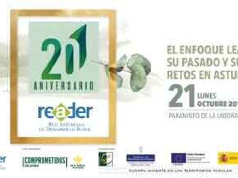 La Red Asturiana de Desarrollo Rural (Reader) celebra su XX aniversario afrontando nuevos retos