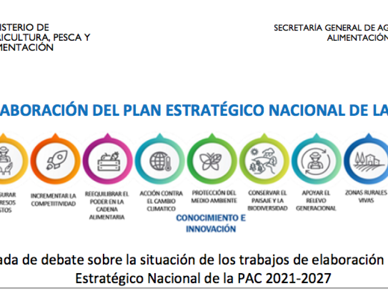 Jornada de debate sobre la situación de los trabajos de elaboración del Plan Estratégico Nacional de la PAC 2021-2027