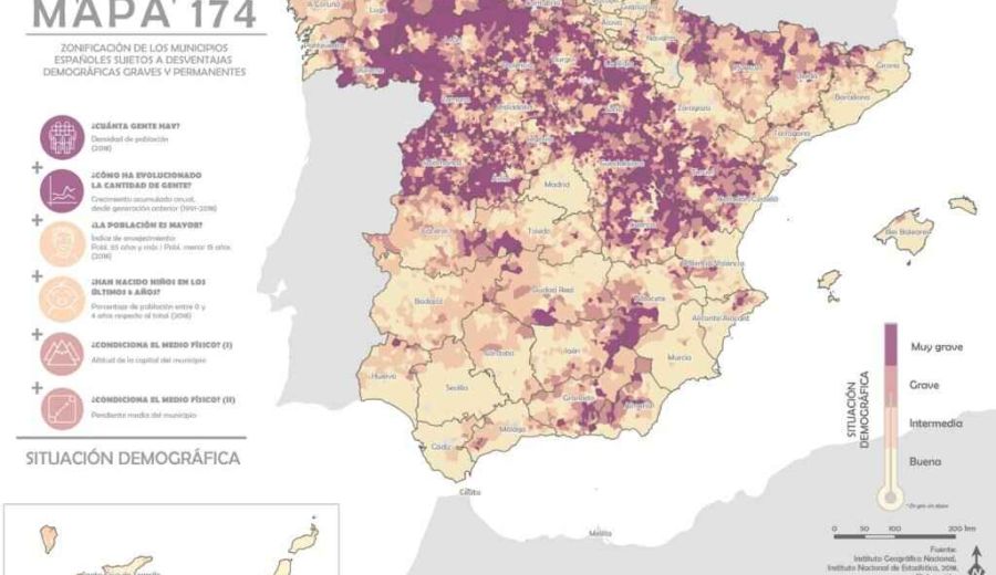 La Red SSPA elabora un mapa para mejorar la aplicación de las políticas contra la despoblación