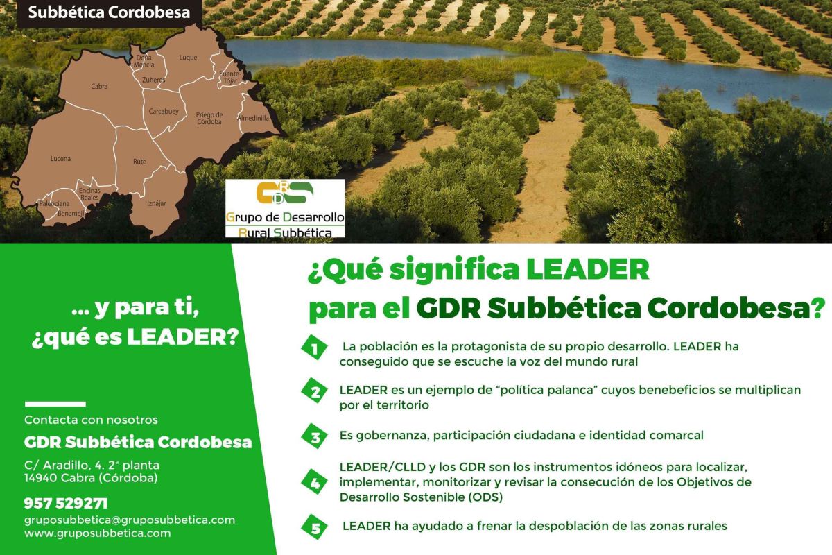 Agricultura respalda con casi 120.000 euros proyectos destinados a fomentar el desarrollo rural en la Subbética Cordobesa