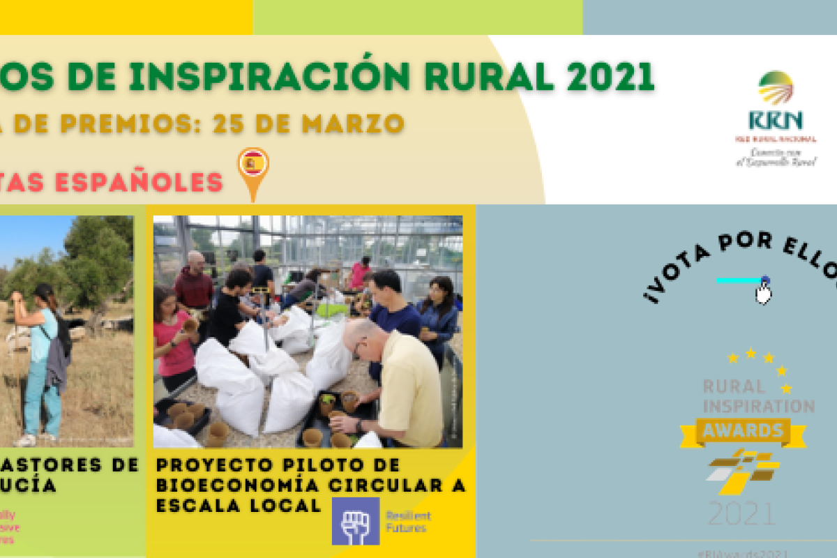 La Red Europea de Desarrollo Rural selecciona a dos proyectos españoles para los “Premios de Inspiración Rural” 2021