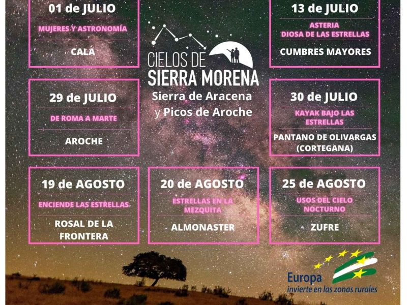 La Sierra de Aracena y Picos de Aroche mira a las estrellas