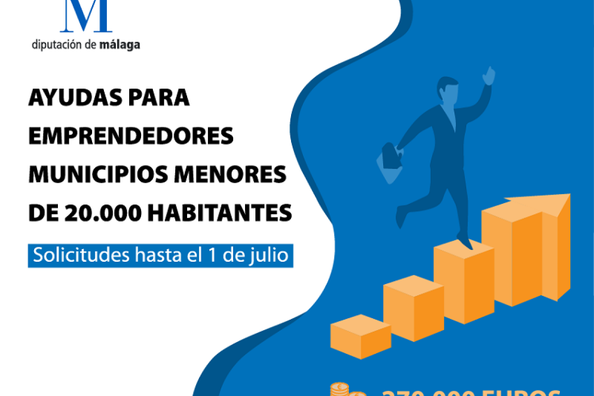 La Diputación de Málaga destina 270.000 euros para apoyar a emprendedores de los municipios más pequeños de la provincia