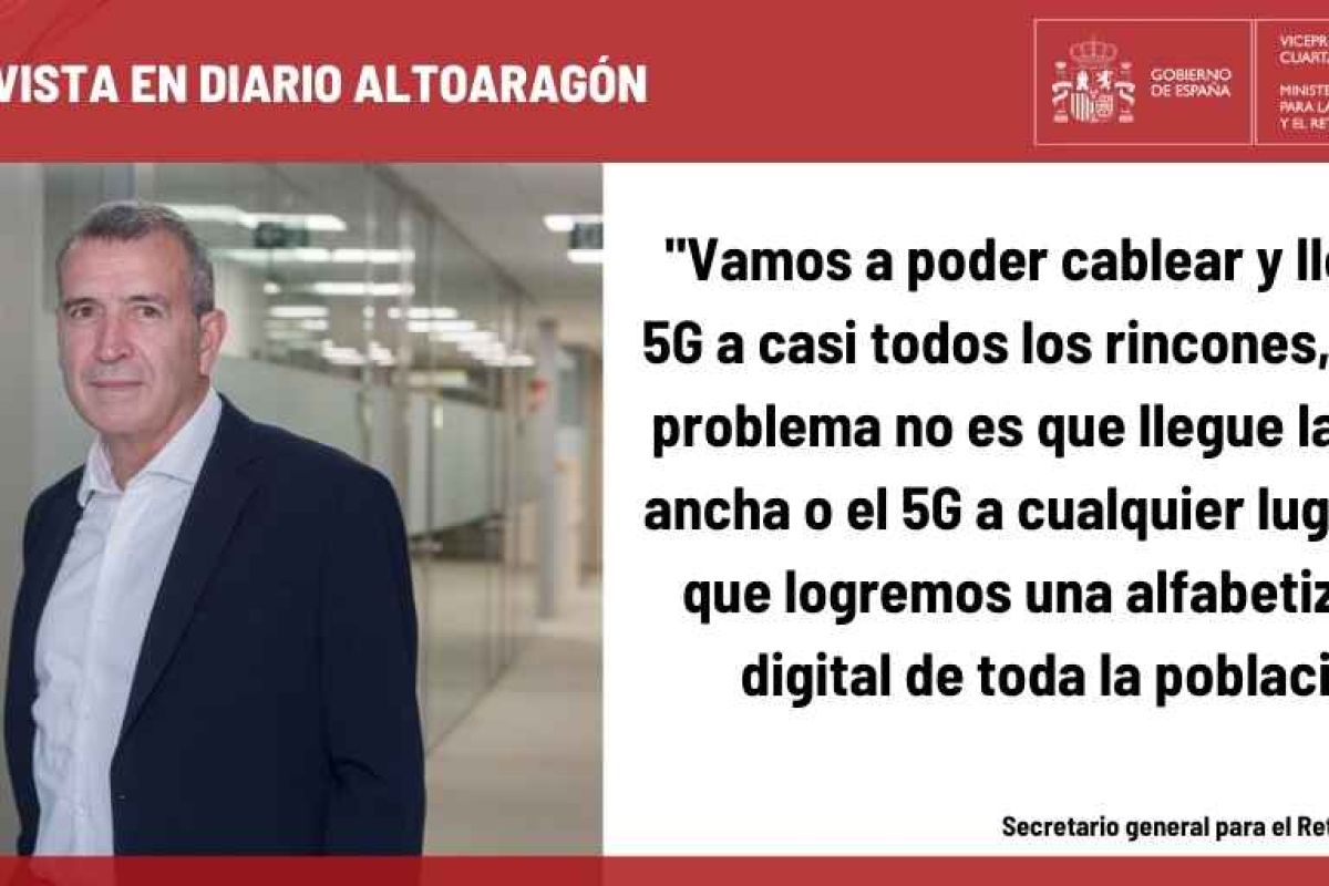 Francesc Boya Alós, secretario general para el Reto Demográfico: “Tenemos que conseguir atraer talento al medio rural y una economía diversificada y resiliente”