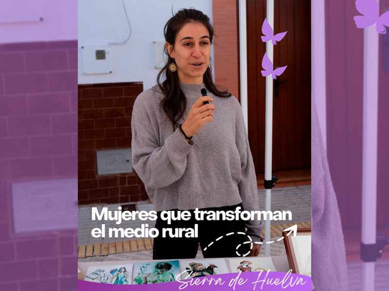 Arte y mujeres rurales, una red que sostiene el territorio de la Sierra de Huelva