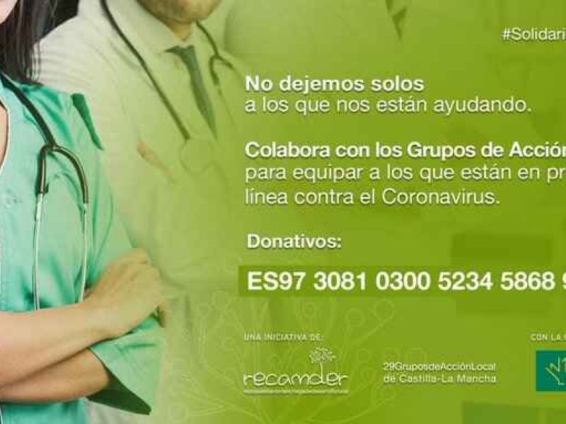 RECAMDER apela a la solidaridad rural para proteger a los profesionales que luchan contra el coronavirus