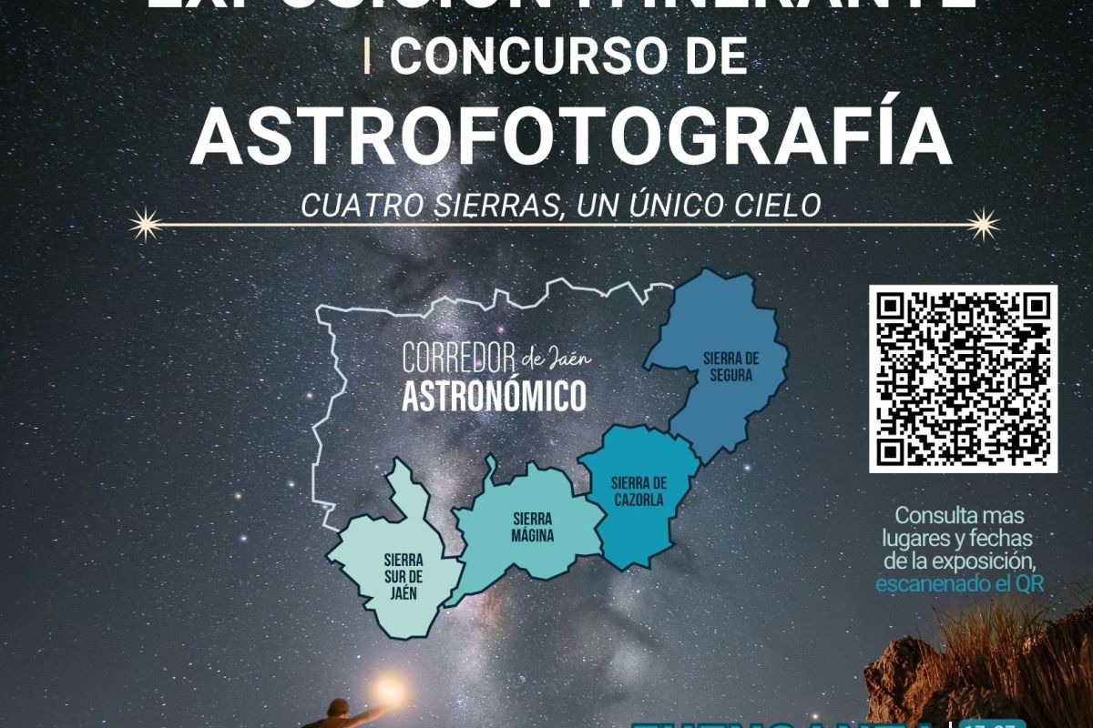 El Corredor Astronómico de Jaén acerca sus cielos estrellados a la ciudadanía a través de una exposición itinerante de astrofotografía