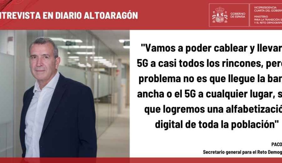 Francesc Boya Alós, secretario general para el Reto Demográfico: “Tenemos que conseguir atraer talento al medio rural y una economía diversificada y resiliente”