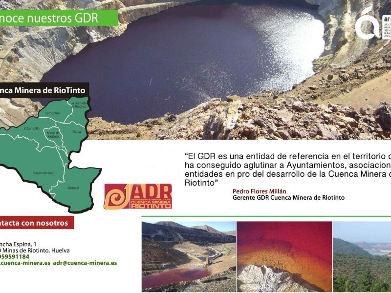 LEADER y el Plan HEBE plantan cara a la despoblación en la Cuenca Minera de Riotinto