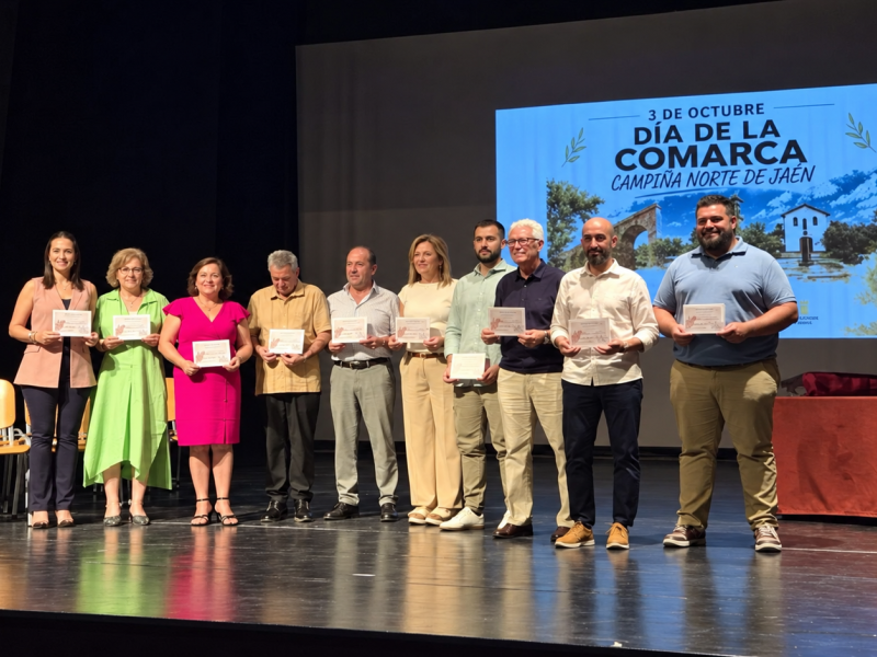 La Campiña Norte de Jaén celebra su “Día de la Comarca” en una jornada de reconocimientos y unión territorial