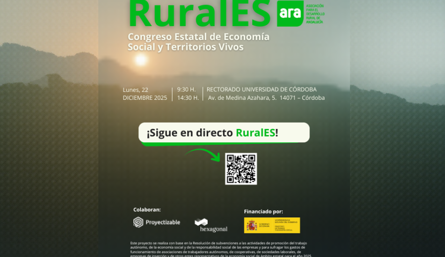 Sigue en directo RuralEs, I Congreso de Economía Social y Territorios Vivos que se celebra en Córdoba