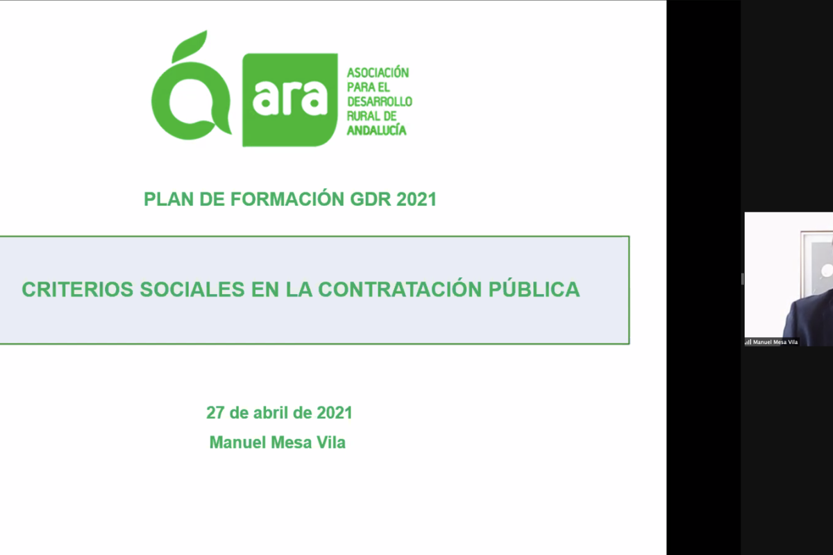 ARA da las claves para que los Grupos de Desarrollo Rural incorporen los criterios sociales en la contratación pública