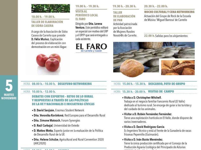 La juventud europea se da cita en Candás (Asturias) a partir de hoy lunes