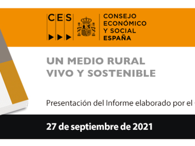 El Consejo Económico y Social de España publica el informe “Un medio rural vivo y sostenible”