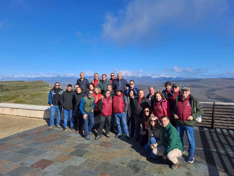 El GDR Subbética y Levante Almeriense Almanzora visitan el Geoparque Las Loras en un intercambio LEADER para conocer su modelo de gestión
