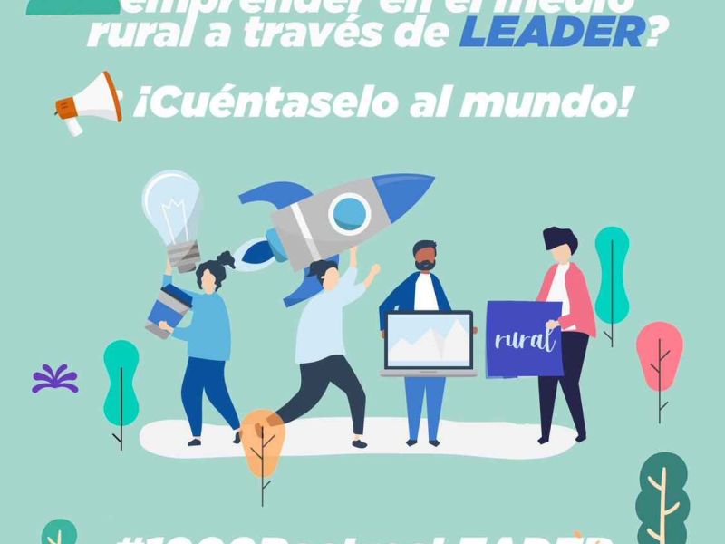REDR lanza #1000RostrosLEADER, una campaña para concienciar a la sociedad de la importancia de LEADER para el futuro de las áreas rurales