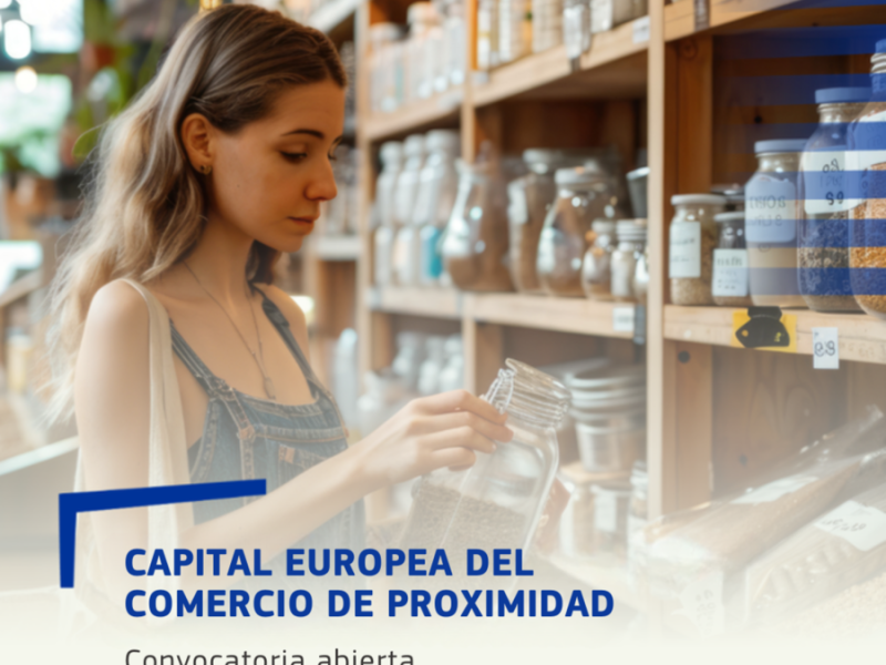 Se abre la convocatoria de los Premios de 2026 a la Capital Europea del Comercio de Proximidad