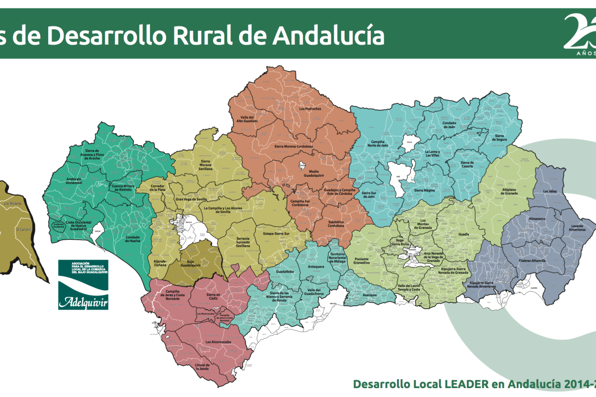 El GDR Bajo Guadalquivir presenta su nuevo mapa comarcal con la incorporación del municipio de El Palmar de Troya