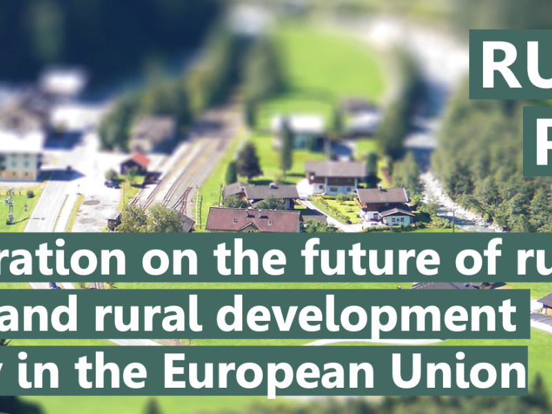 La Comisión Europea y el Grupo de Coordinación del Pacto Rural presentan una hoja de ruta para revitalizar el medio rural europeo
