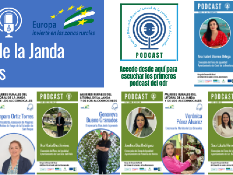 El Grupo de Desarrollo Rural publica el podcast Mujeres del Litoral de la Janda y de Los Alcornocales
