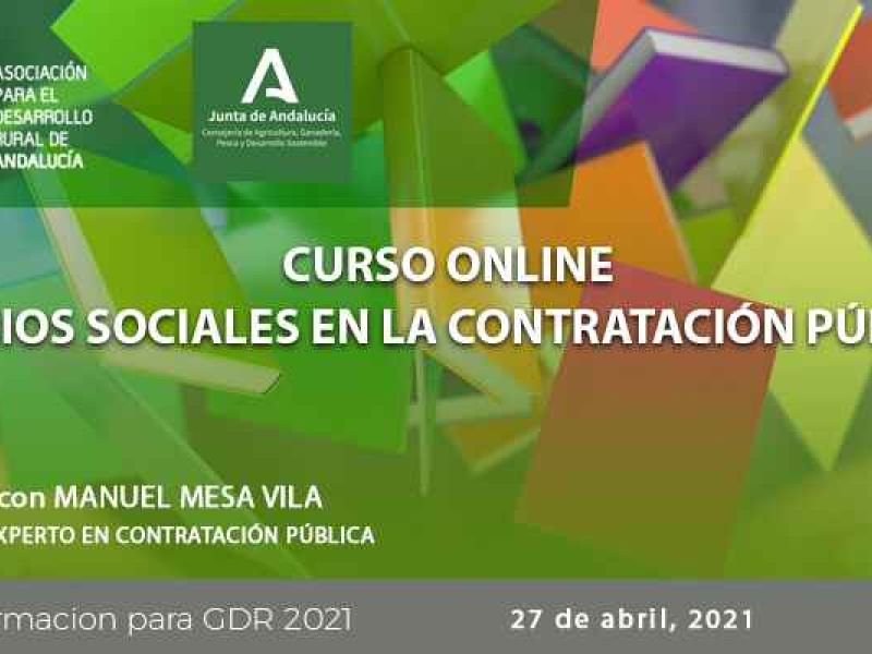 ARA organiza el curso online “Los Criterios Sociales en la Contratación Pública”
