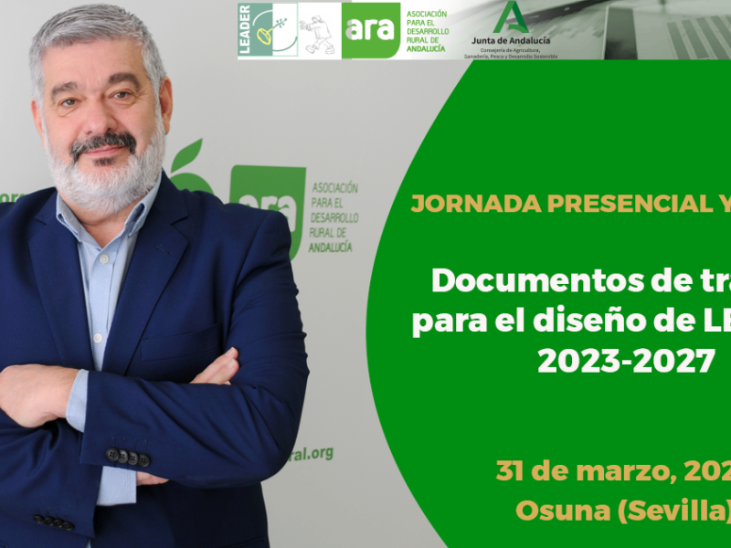 David J. García Ostos inaugura hoy la jornada “Documentos de trabajo para el diseño de LEADER 2023-2027”