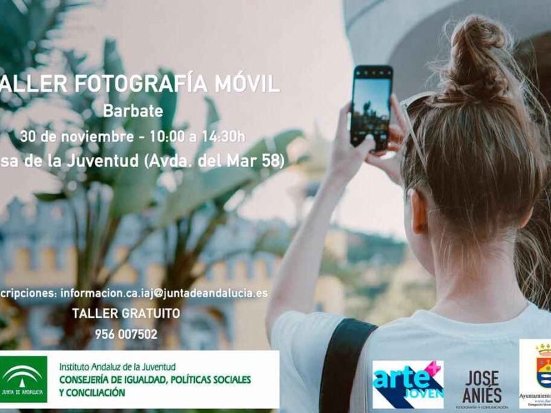El IAJ impartirá dos talleres de fotografía móvil en Vejer y Barbate en Cádiz
