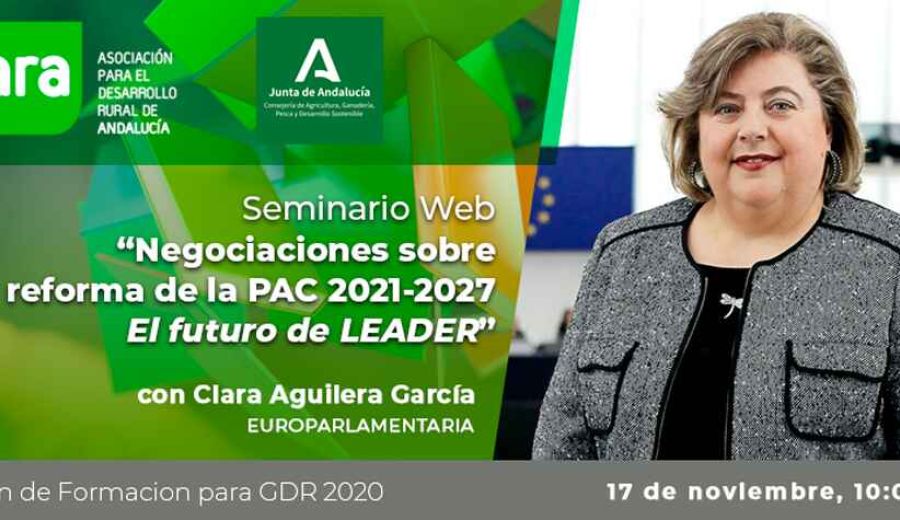 Seminario web “Negociaciones sobre la reforma de la PAC 2021-2027: El futuro de LEADER”