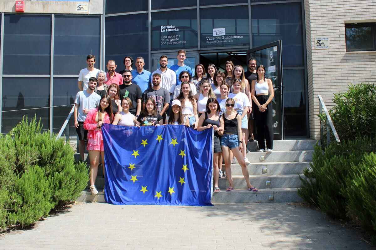 El Grupo de Desarrollo Rural Valle del Guadalhorce acoge el intercambio juvenil europeo “Sun&More”