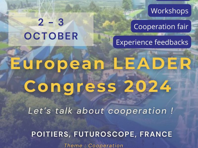 La cooperación, protagonista del II Congreso Europeo LEADER en Poitiers