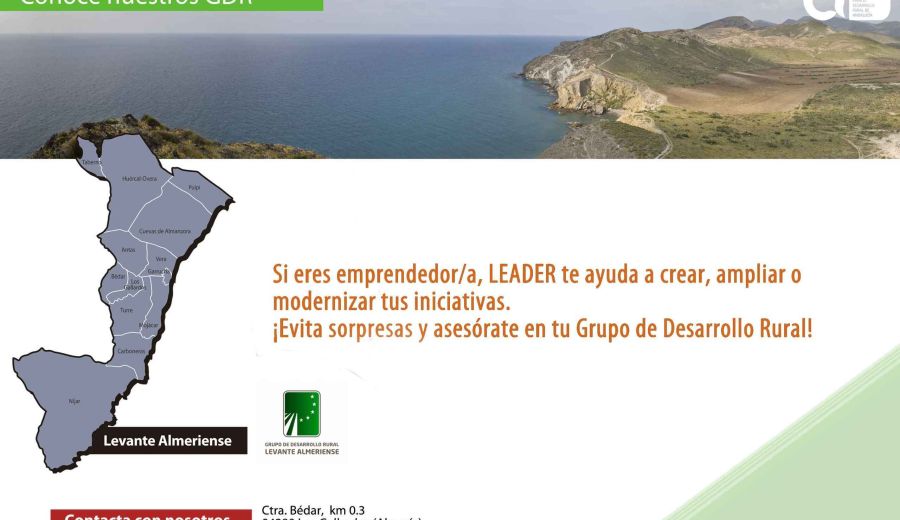 El Levante Almeriense defiende los Grupos de Desarrollo Rural como herramientas clave para luchar contra la despoblación