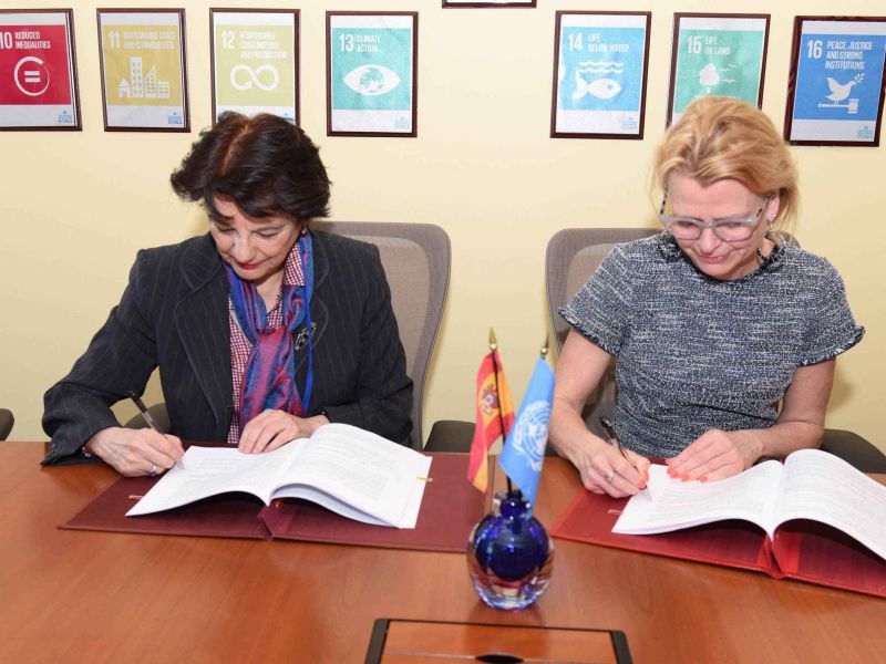 España renueva su compromiso con ONU Mujeres con la firma del Marco de Asociación Estratégica 2019-2021
