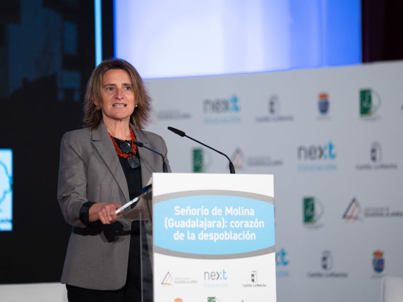 Teresa Ribera anuncia ayudas directas por 16,2 M€ para financiar proyectos innovadores de transformación territorial y lucha contra la despoblación