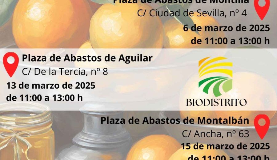 El GDR Campiña Sur Cordobesa promociona los canales cortos de distribución de producciones agroecológicas de la zona