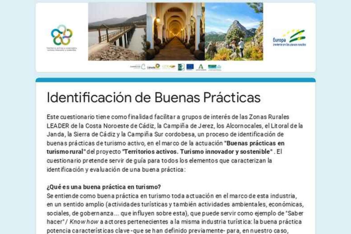 Identifica las mejores prácticas de turismo sostenible en las zonas rurales de Cádiz y Campiña Sur Cordobesa