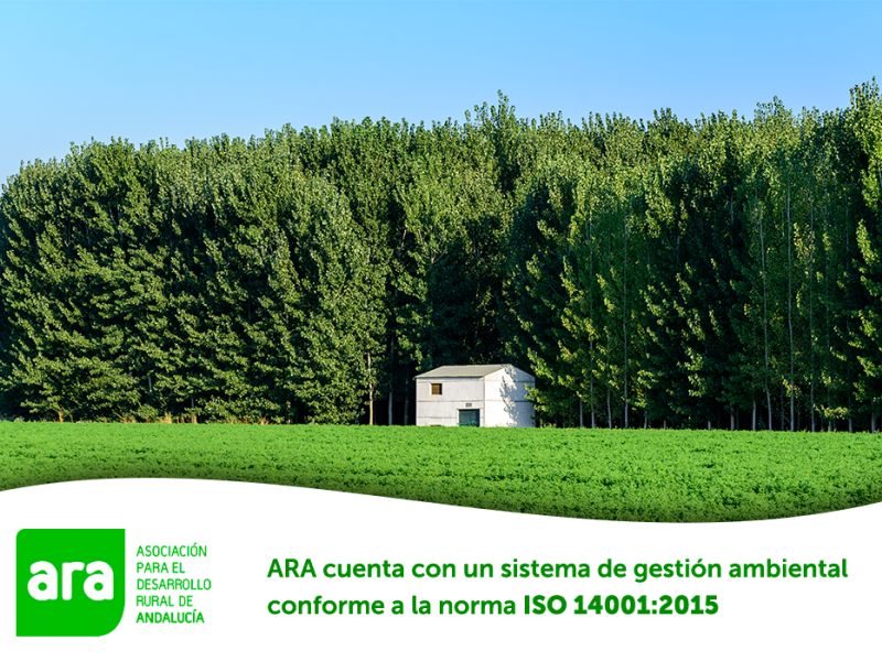 ARA cuenta con un Sistema de Gestión Ambiental de ARA ISO 14001:2015