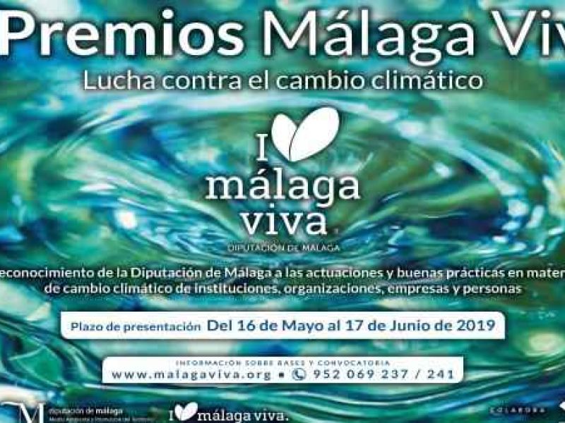 La Diputación de Málaga convoca premios para reconocer buenas prácticas en la lucha contra el cambio climático