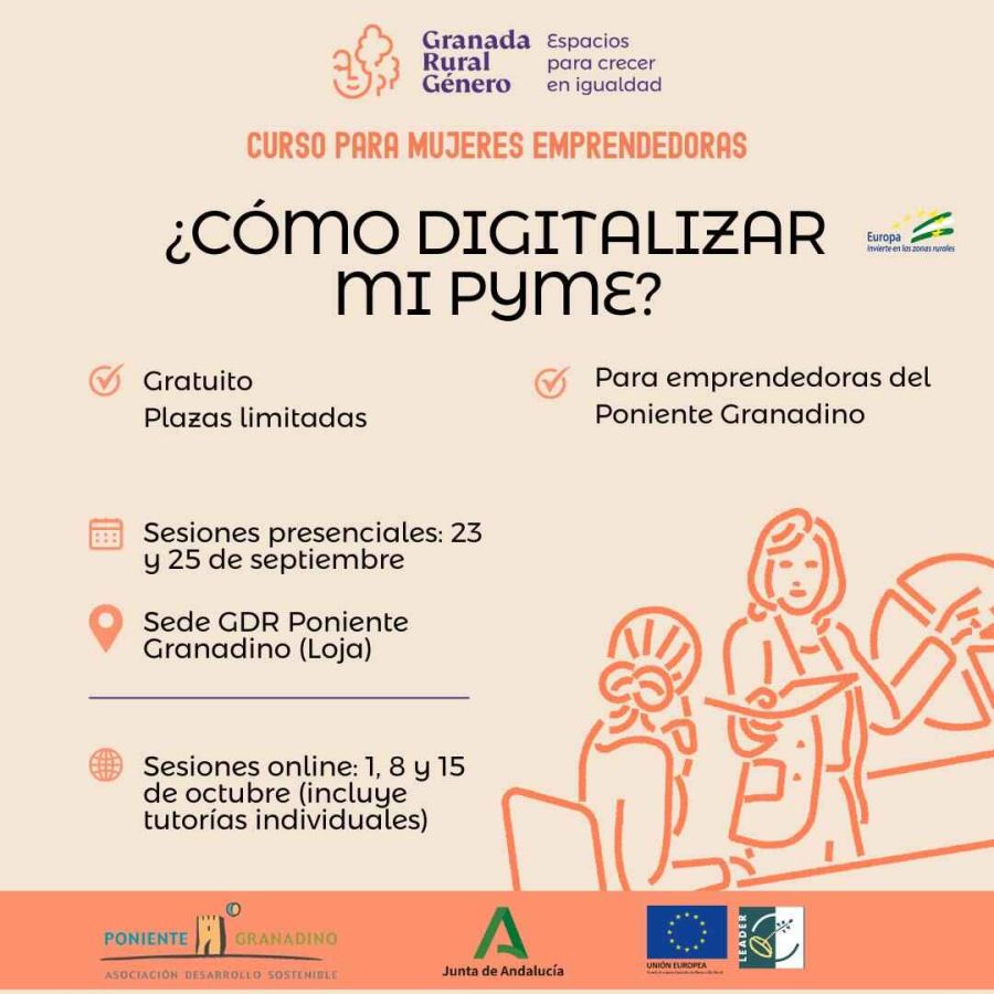 Curso para mujeres emprendedoras del Poniente Granadino