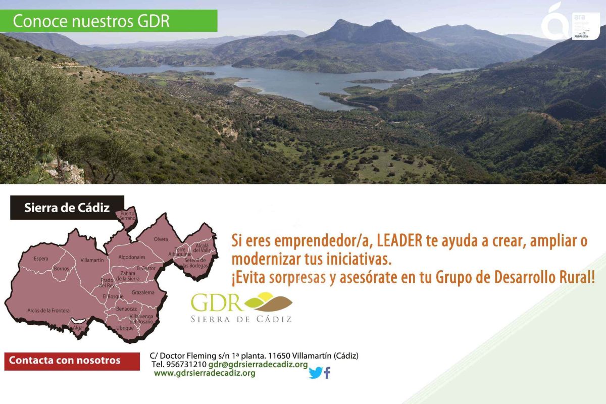 El GDR Sierra de Cádiz apoya nuevos proyectos LEADER en la comarca