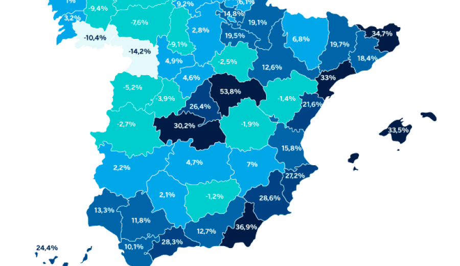 La población española crece un 15,4 % desde el 2000, mientras que la España rural se vacía
