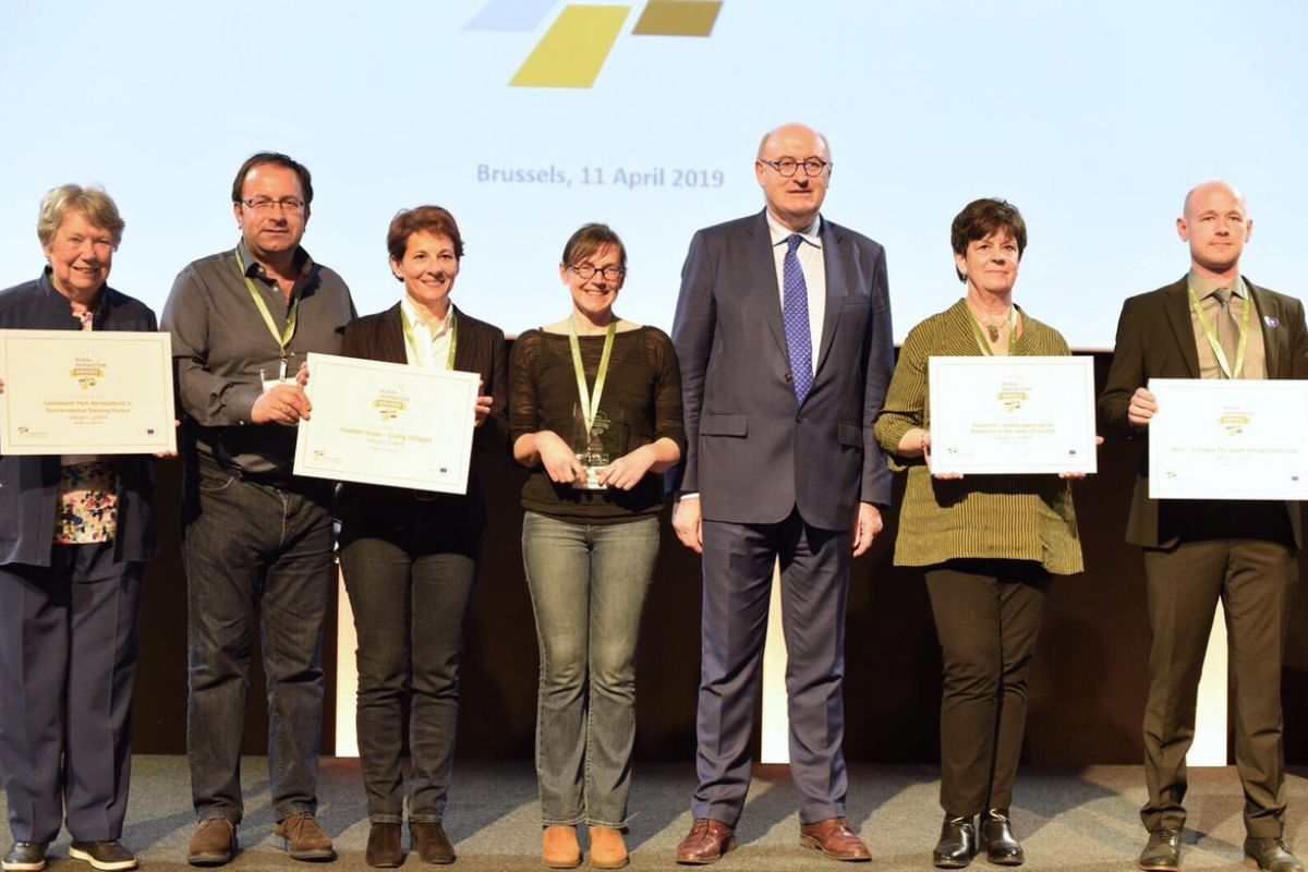 El proyecto LEADER “Pueblos vivos” recibe en Bruselas el diploma de finalista de los premios Rural Inspiration de la Comisión Europea