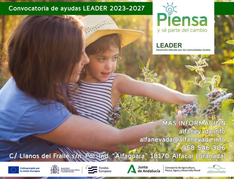 Alfanevada publica información actualizada de las ayudas LEADER 2023–2027 con recursos prácticos