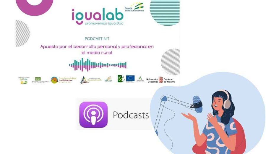Escucha el podcast del proyecto IGUALAB, una iniciativa de los GDR Guadix, Valle del Guadalhorce, Subbética Cordobesa, Los Pedroches y Zona Media de Navarra